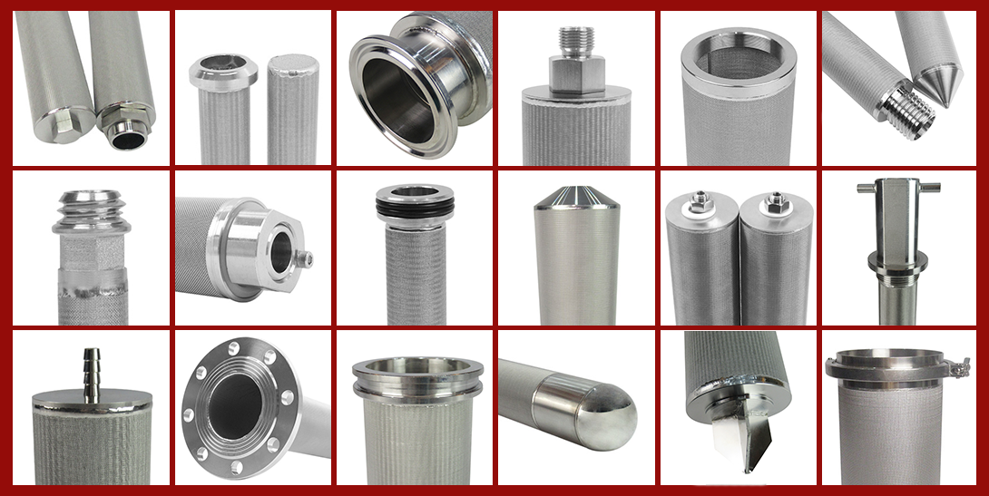 sintered mesh filter connections
