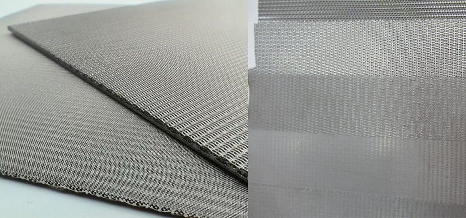 sintered mesh layer