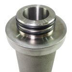 sintered powder filter connection