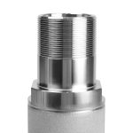 sintered powder filter connection