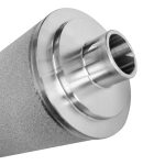 sintered powder filter connection