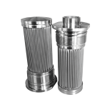 sintered felt pleated polymer filter