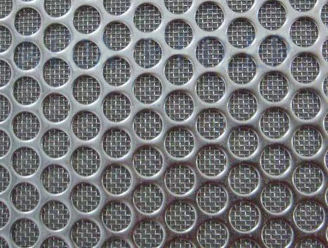 perforated sintered metal mesh material